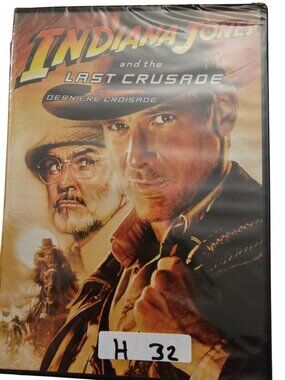 Indiana Jones And The Last Crusade DVD Widescreen Lucasfilm Adventure PG 1989